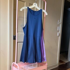 Sleeveless Athletic Tennis Dress with Built-In Shorts, Pockets, Like New!